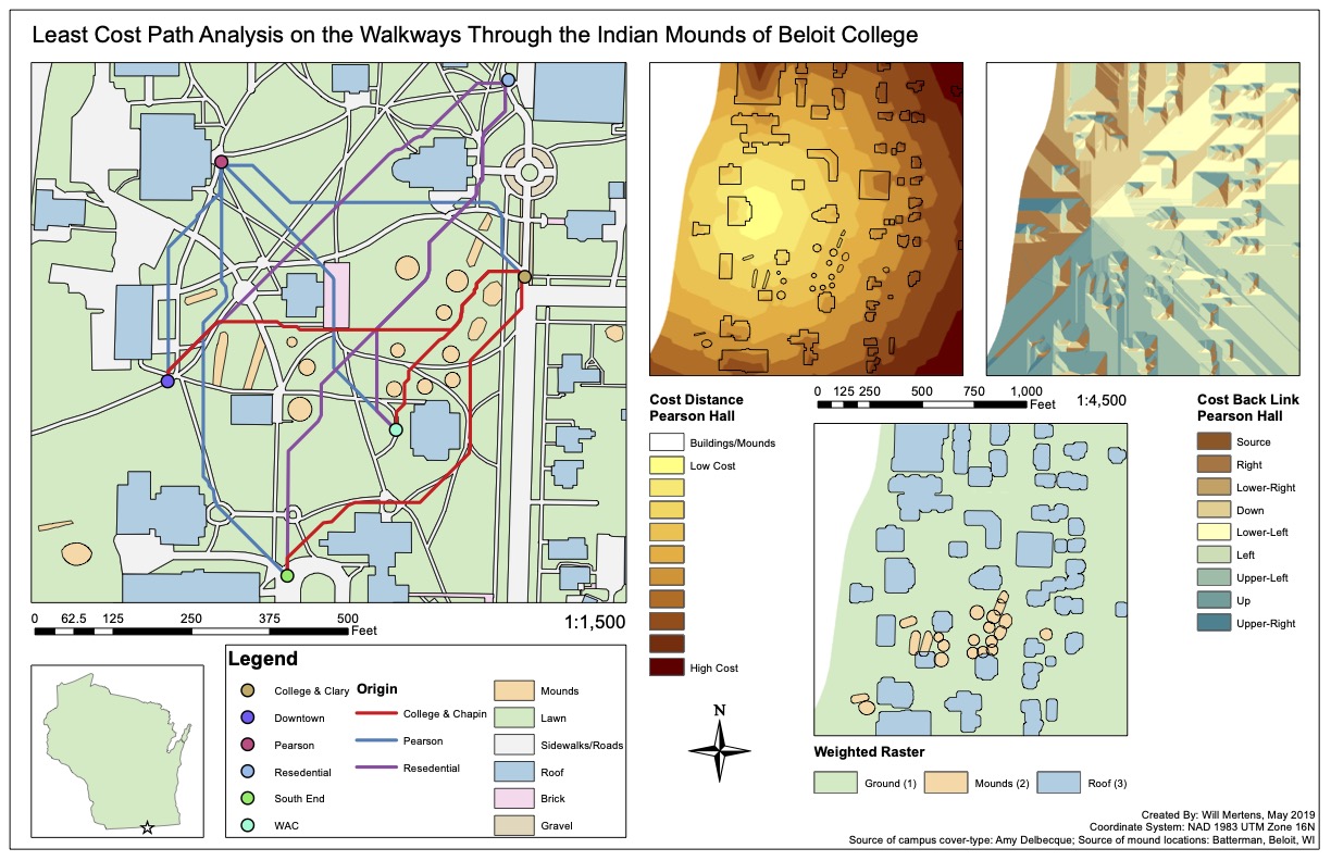 Effigy mounds map